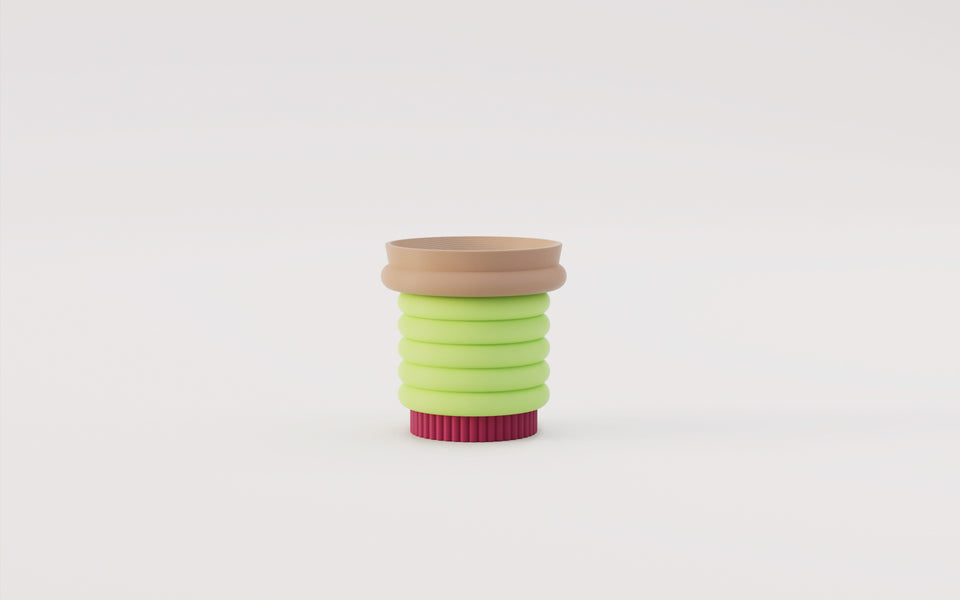 Dosing cup + funnel set