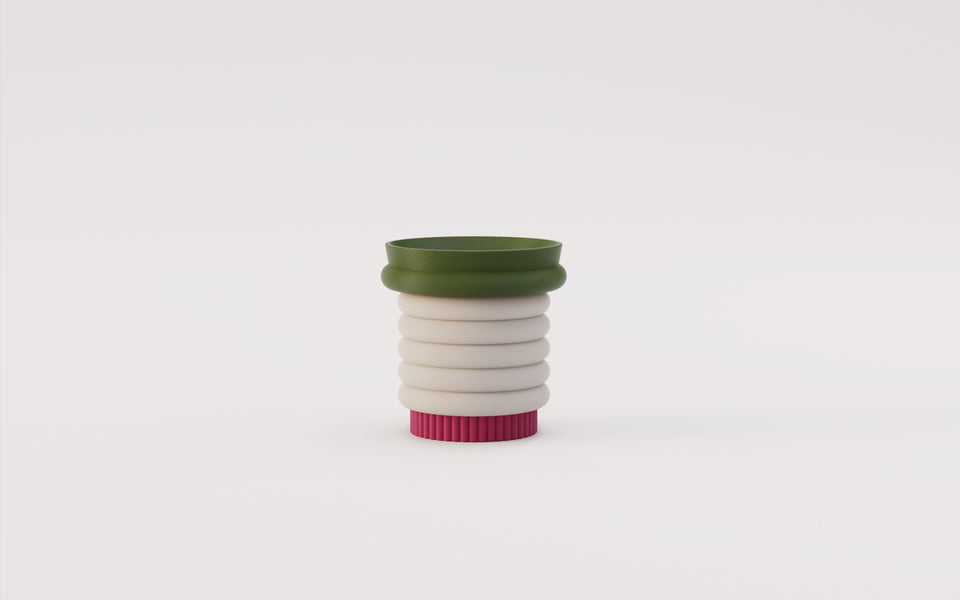 Dosing cup + funnel set